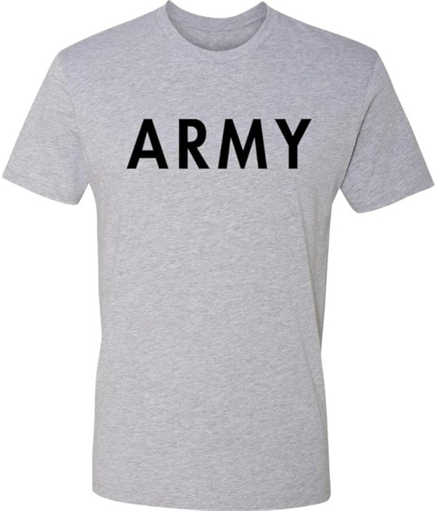 Men's Army PT Style T-Shirt | U.S. Army Military Physical Training Infantry Exercise Workout Gear Shirt