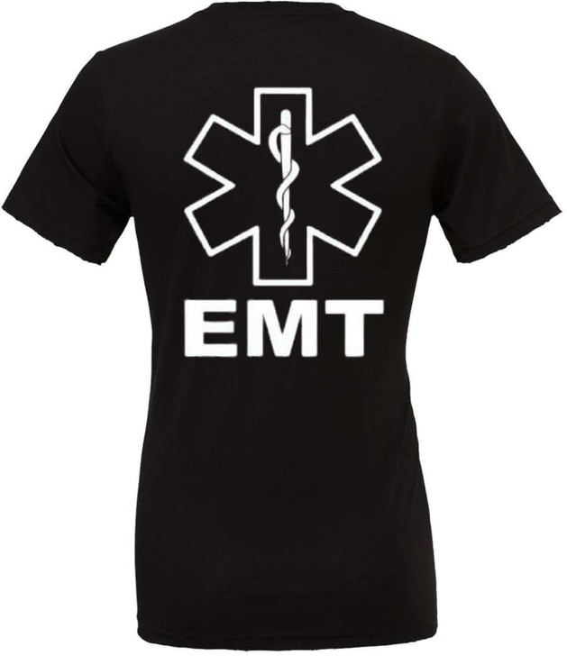 EMT T-Shirt | 100% Cotton Emergency Medical Technician 911 Paramedic Shirt | Short Sleeve Tee for Men & Women