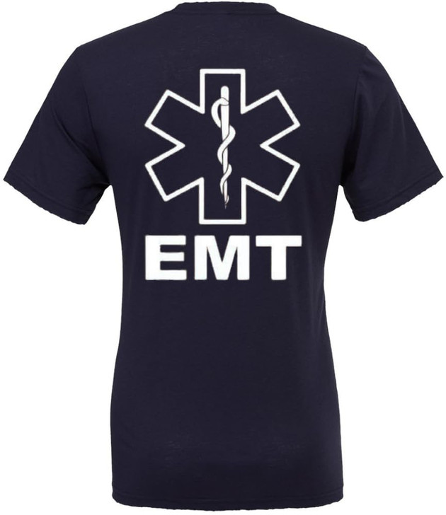 EMT T-Shirt | 100% Cotton Emergency Medical Technician 911 Paramedic Shirt | Short Sleeve Tee for Men & Women