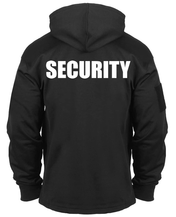 SECURITY Concealed Carry Sweatshirt Pullover DOUBLE SIDED Hoodie for Security Guards & Bouncers