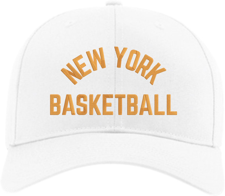 New York Basketball Embroidered Baseball Hat Structured Snapback Sports Fan NY NYC Street Ball Cap