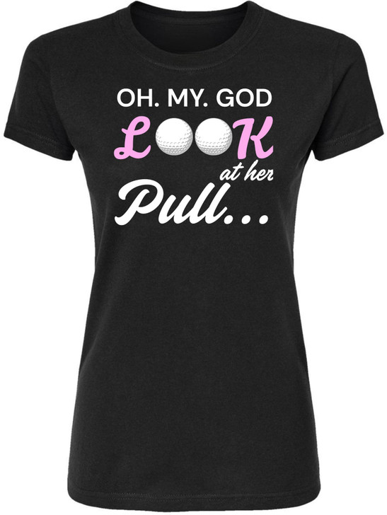 Women's Funny Golf T-Shirts Girls Cut Hilarious Tee Shirt for Competitive Fun Girl Crewneck Graphic Top