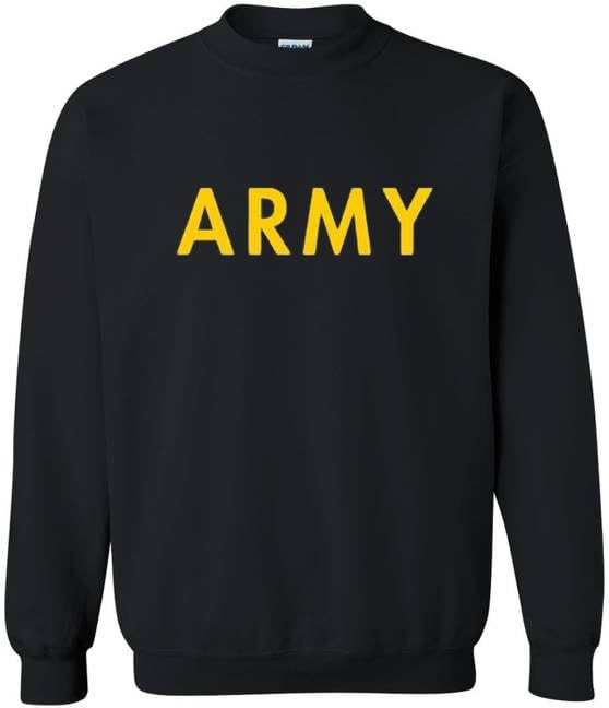 Army PT Crewneck Sweatshirt | USA Army Military Physical Training Exercise Workout Warm Sweatshirt
