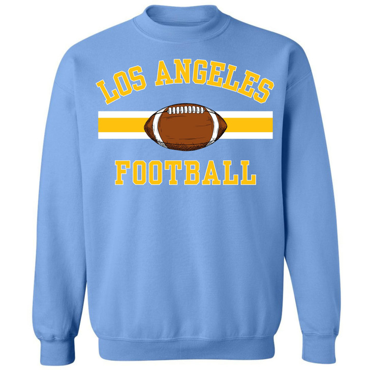 National Football US City League Teams Crewneck Sweatshirt | USA City Warm Sports Fan Gameday Pullover