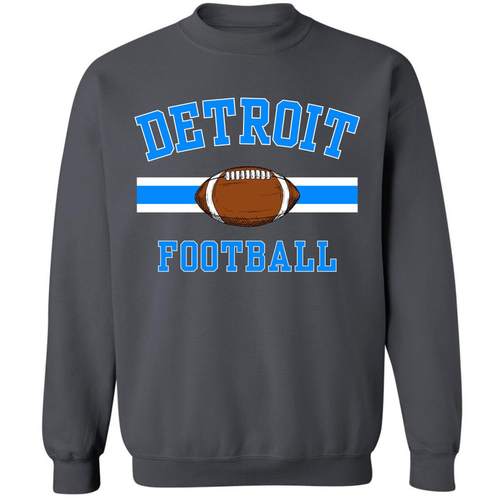 National Football US City League Teams Crewneck Sweatshirt | USA City Warm Sports Fan Gameday Pullover