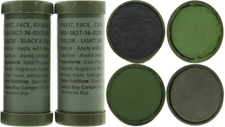 Camo Face Paint, NATO Military Camouflage Outdoor Makeup Jungle Paint Sticks