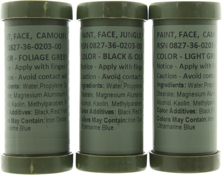 Camo Face Paint, NATO Military Camouflage Outdoor Makeup Jungle Paint Sticks