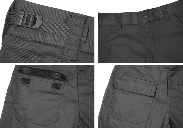 Uniform Cargo Pants 9 Pocket Work Pants for EMT EMS Police Security Utility Poly Cotton Adjustable Fit