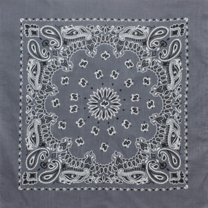 Trainmen Paisley 27" Jumbo Military Bandana Head Scarf Do-rag 100% Cotton Bandanna Face Cover 6-Pack