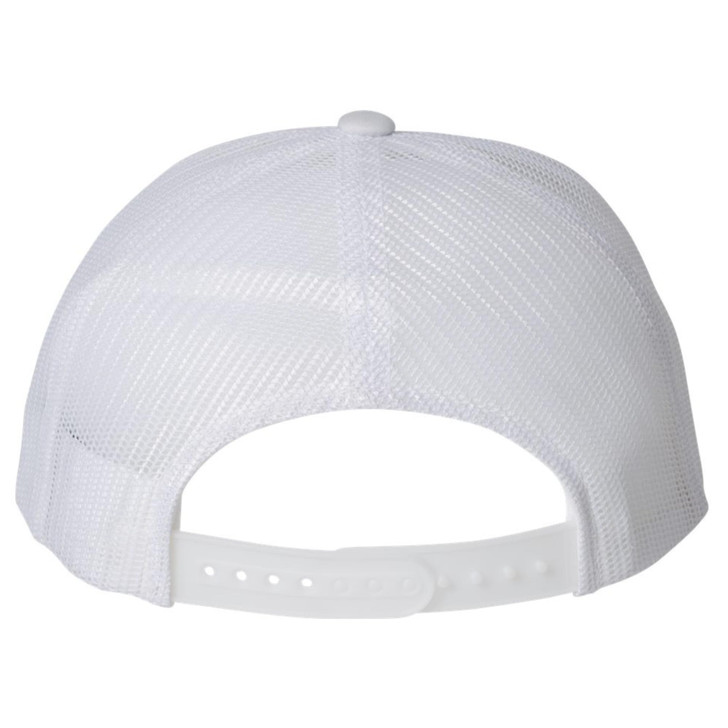 White + Lifeguard Cross Trucker Hat | Mesh Back Snapback Adjustable Professional Safety Lifeguard Beach Pool Cap for Men Women