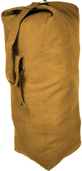 Top Load Heavyweight Cotton Canvas Tactical Military Duffle Bag Carryall Shoulder Storage Bulk Travel Bag
