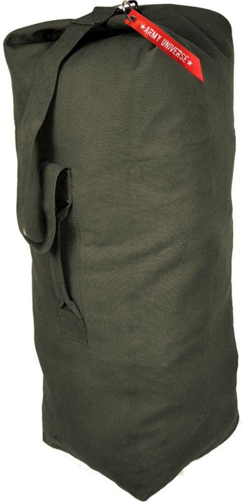 Top Load Heavyweight Cotton Canvas Tactical Military Duffle Bag Carryall Shoulder Storage Bulk Travel Bag