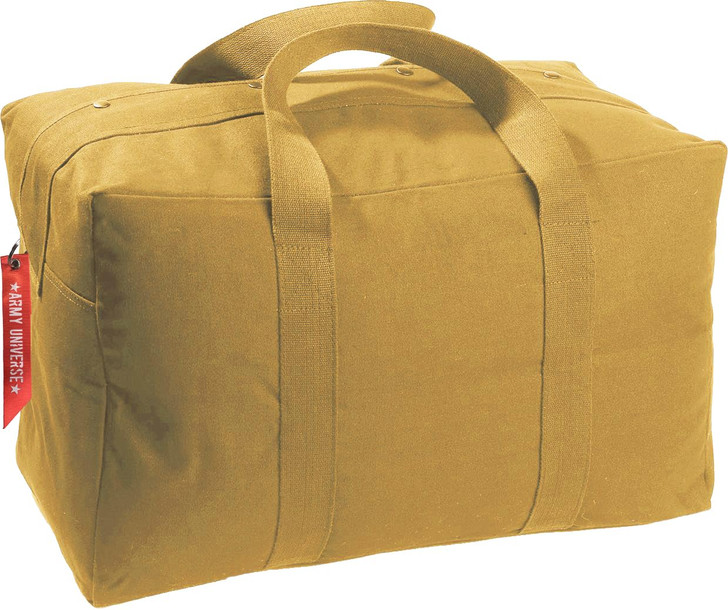 Tactical Parachute Cargo Bag Heavy Duty Canvas Carry Duffle Simple Solid Spacious Gear Bag
