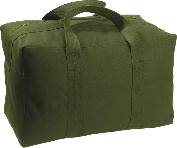 Tactical Parachute Cargo Bag Heavy Duty Canvas Carry Duffle Simple Solid Spacious Gear Bag