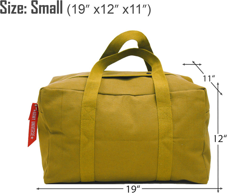 Tactical Parachute Cargo Bag Heavy Duty Canvas Carry Duffle Simple Solid Spacious Gear Bag