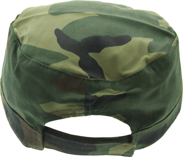 Military Fatigue Hat Field Patrol Tactical Army Cap | Adjustable Hook & Loop Closure | Camo or Solid Colors