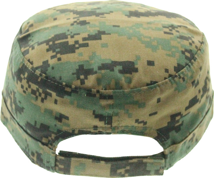 Military Fatigue Hat Field Patrol Tactical Army Cap | Adjustable Hook & Loop Closure | Camo or Solid Colors