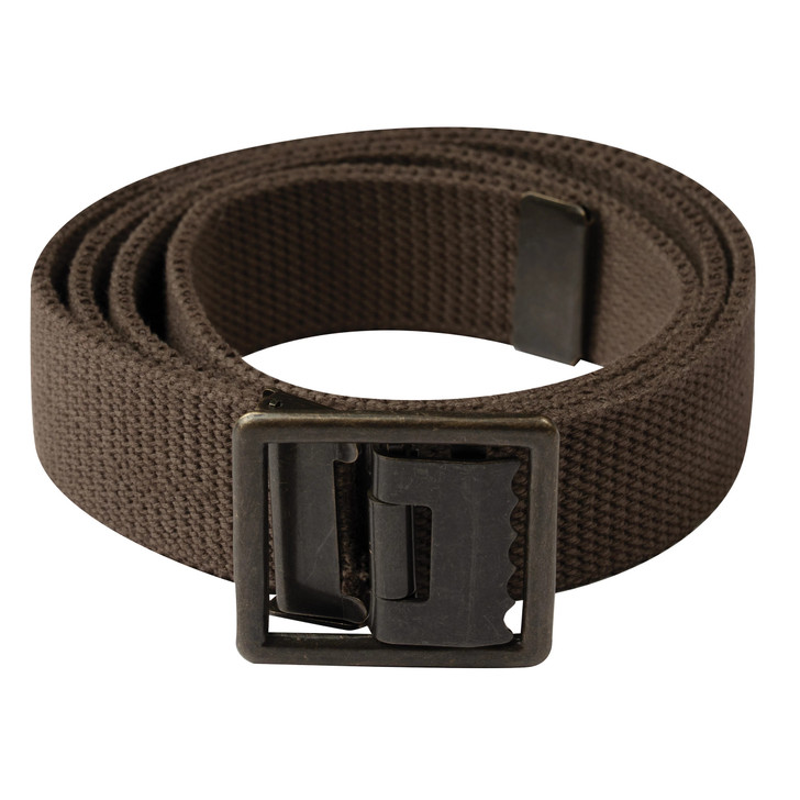 AGSU Heritage Brown Military Uniform Belt US Army Green Service Cotton Web Brass Buckle