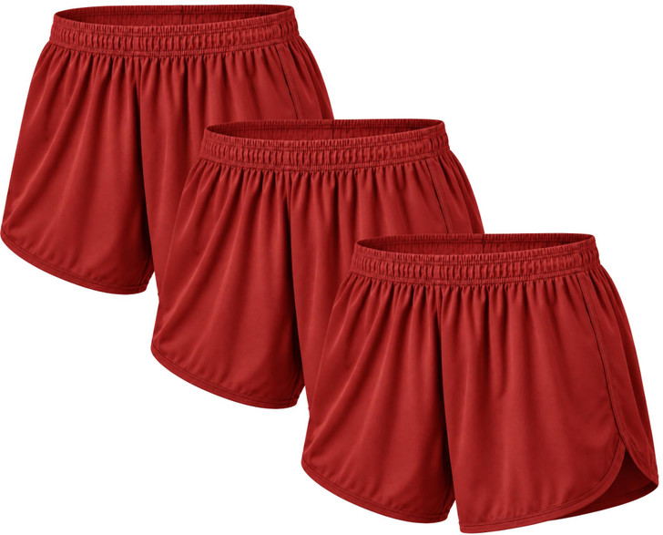 Men’s Ranger Panties Quick-Dry Running 4-Inch Shorts, 3-Pack