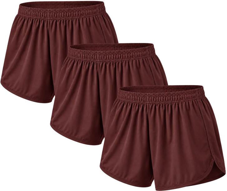 Men’s Ranger Panties Quick-Dry Running 4-Inch Shorts, 3-Pack