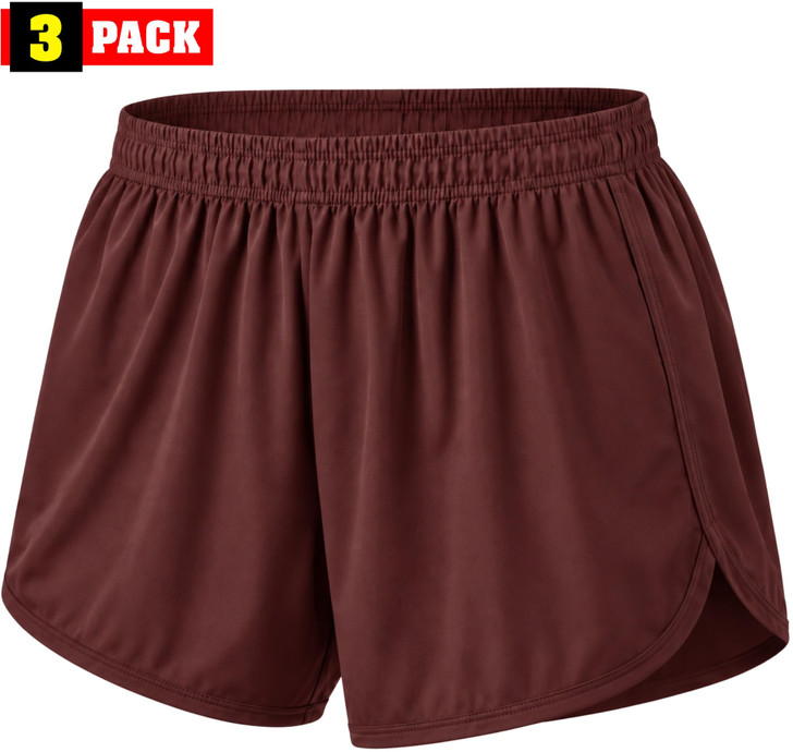 Men’s Ranger Panties Quick-Dry Running 4-Inch Shorts, 3-Pack