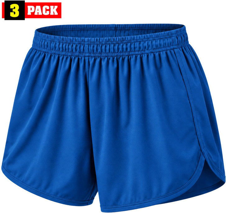 Men’s Ranger Panties Quick-Dry Running 4-Inch Shorts, 3-Pack