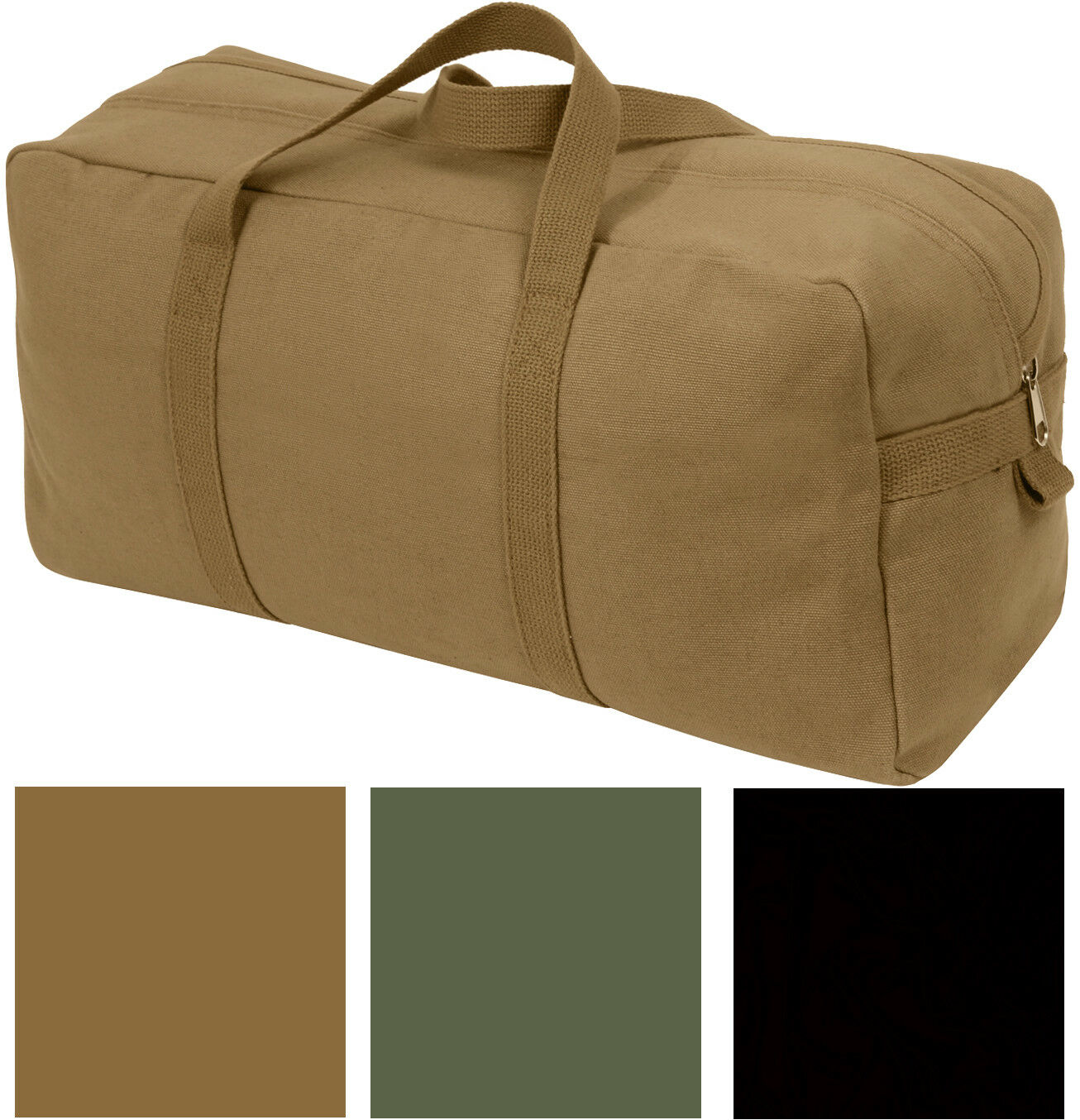 Rothco Waxed Canvas Shoulder Duffel Bag - 2416 - Olive Drab