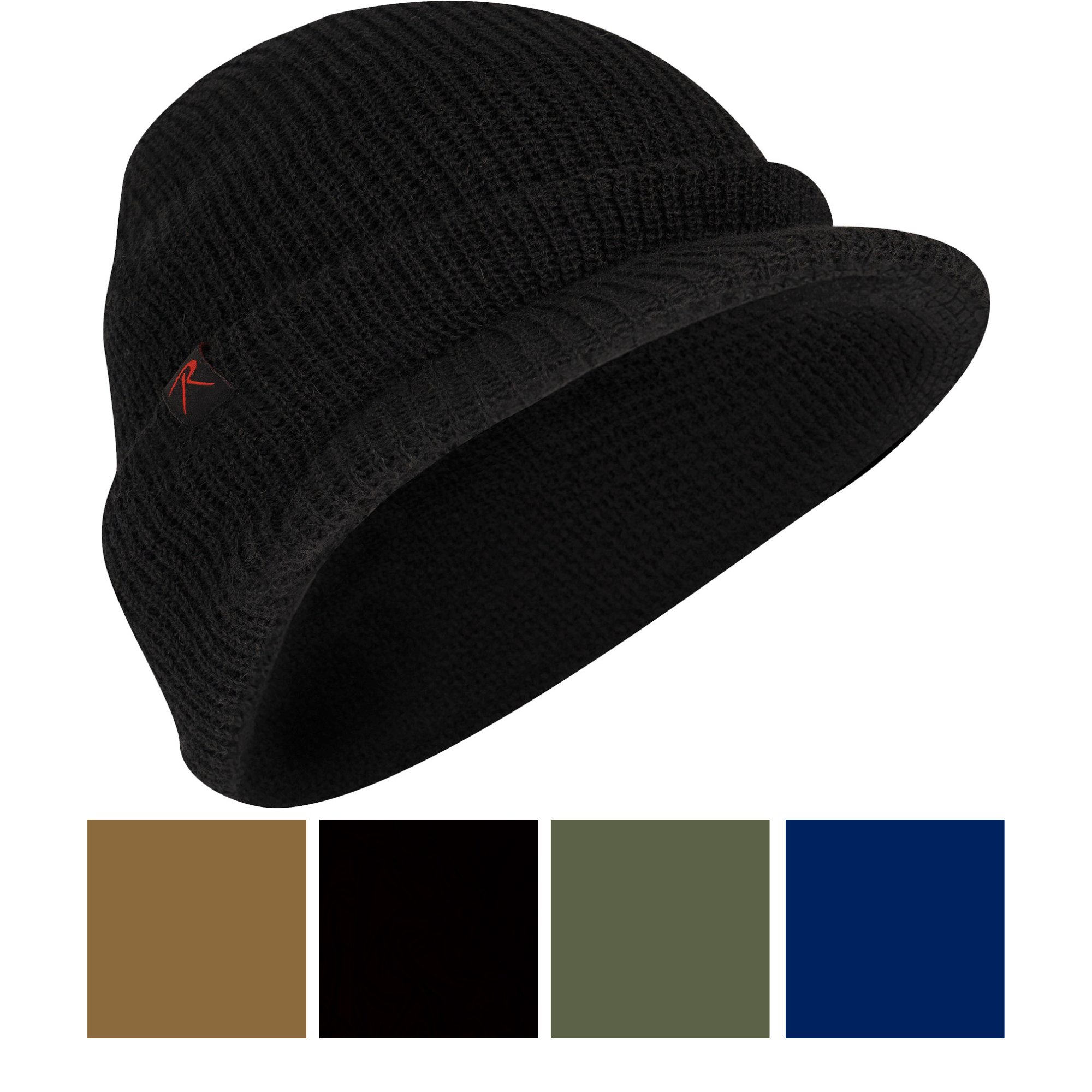 Wool with with Universe Visor Brim Watch Army - Cap Beanie Hat