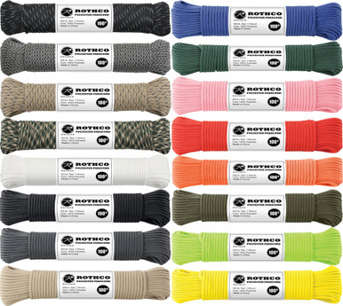 Paracord Rothco Tipo III 550 Lb | Corda Lunga 7 Fili, 100 Piedi, Resistente E Multiuso - Foto 2