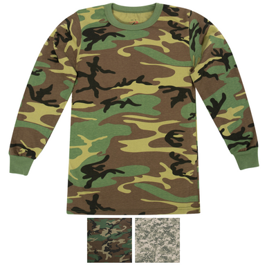 Womens Camo Tee Short Sleeve Long Length V-Neck Military T-Shirt Army  Camouflage