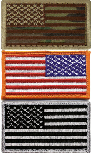 Mini US Flag Patch American USA Hook Patches 1.5