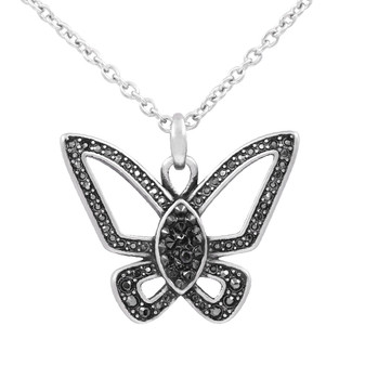 Black & Bold Butterfly Necklace