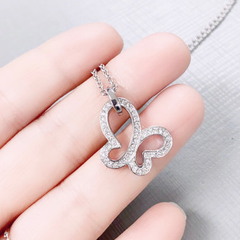 Brilliant Butterfly Necklace