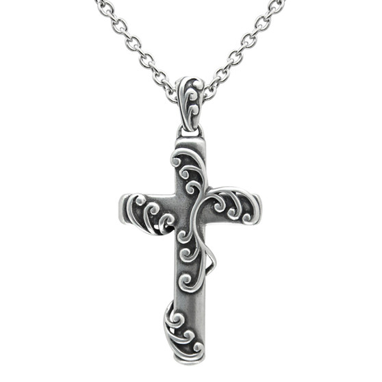 Ivy - Cross with Vines Necklace Ivy - Cross with Vines Necklace
