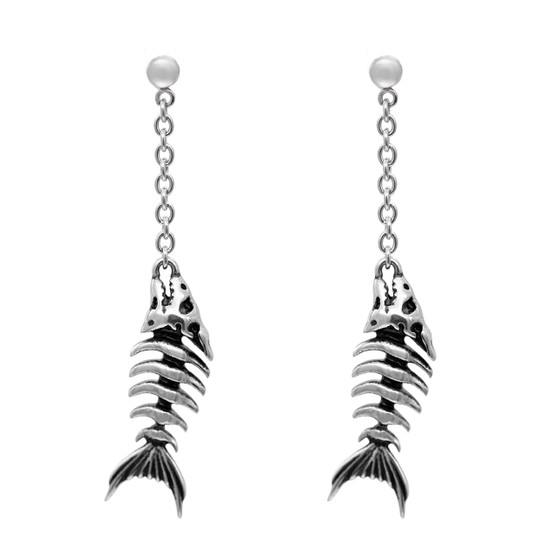 Fish Bones Earrings