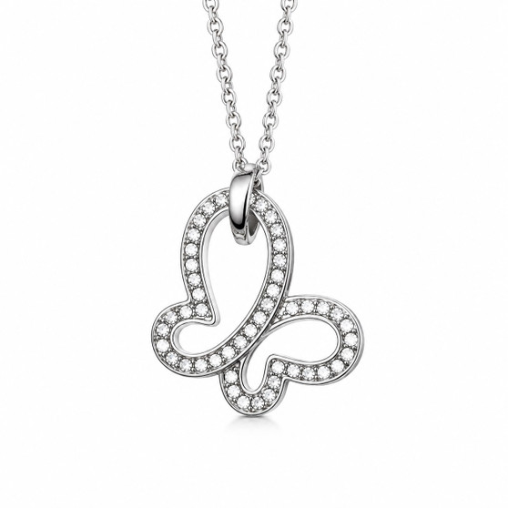 Brilliant Butterfly Necklace