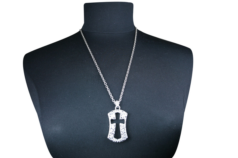 Hollow Cross - Cross Outline Necklace - Controse