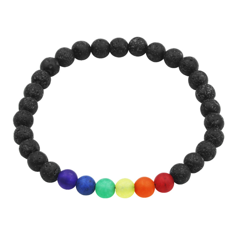 Pride Rainbow Bead Bracelet - Controse
