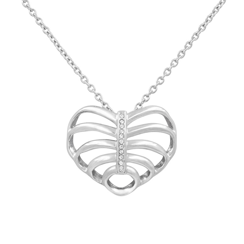 Clear Heart Necklace – Love Stylize