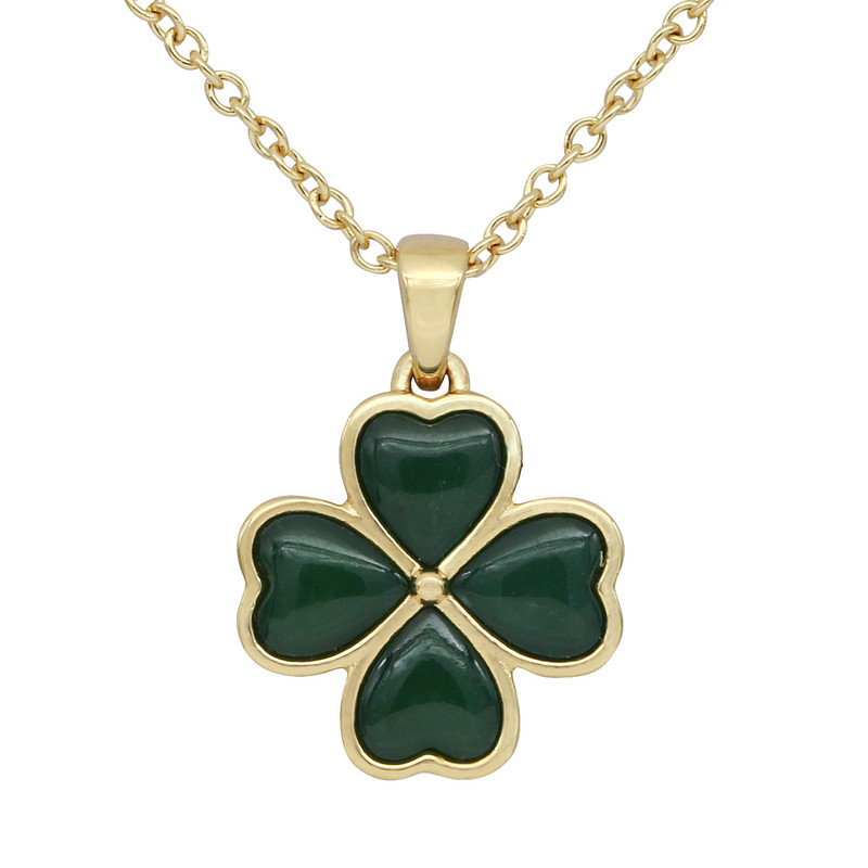 Necklace Klissaa Four Leaf Clover Pendant Necklace Van Cleef