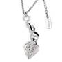 IPyro - flames and dangling heart necklace