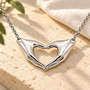 Friendship Hand Heart Necklace