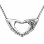 Friendship Necklace with a Rose Tattoo Necklace