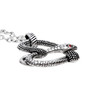 Temptation - Snake Heart Necklace with cubic zirconia