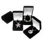 Black Star Necklace Silver Plated