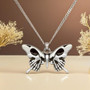 Skull Wings Butterfly Necklace
