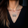 Skull Wings Butterfly Necklace
