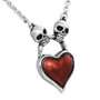 Skull Heart Necklace - Pure Hearts Will Find You