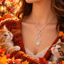 Feline Elegant Kitten Necklace