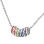 Galliard Rainbow Women Stainless Steel Necklace 